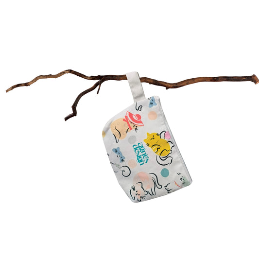 Cozy Cat Cuddle Travel Pouch