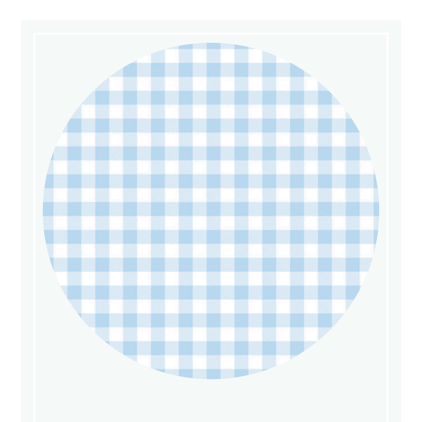 Nisa: Blue Gingham