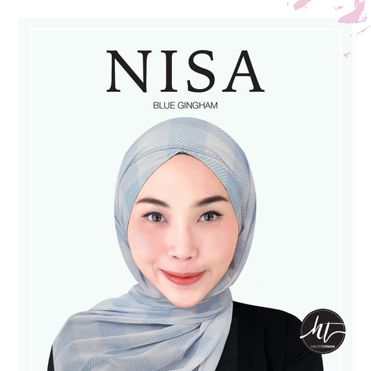 Nisa: Blue Gingham