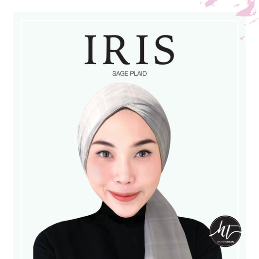 Iris: Sage Plaid