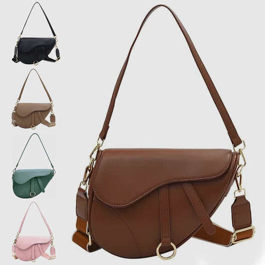 PU Leather Saddle Bag