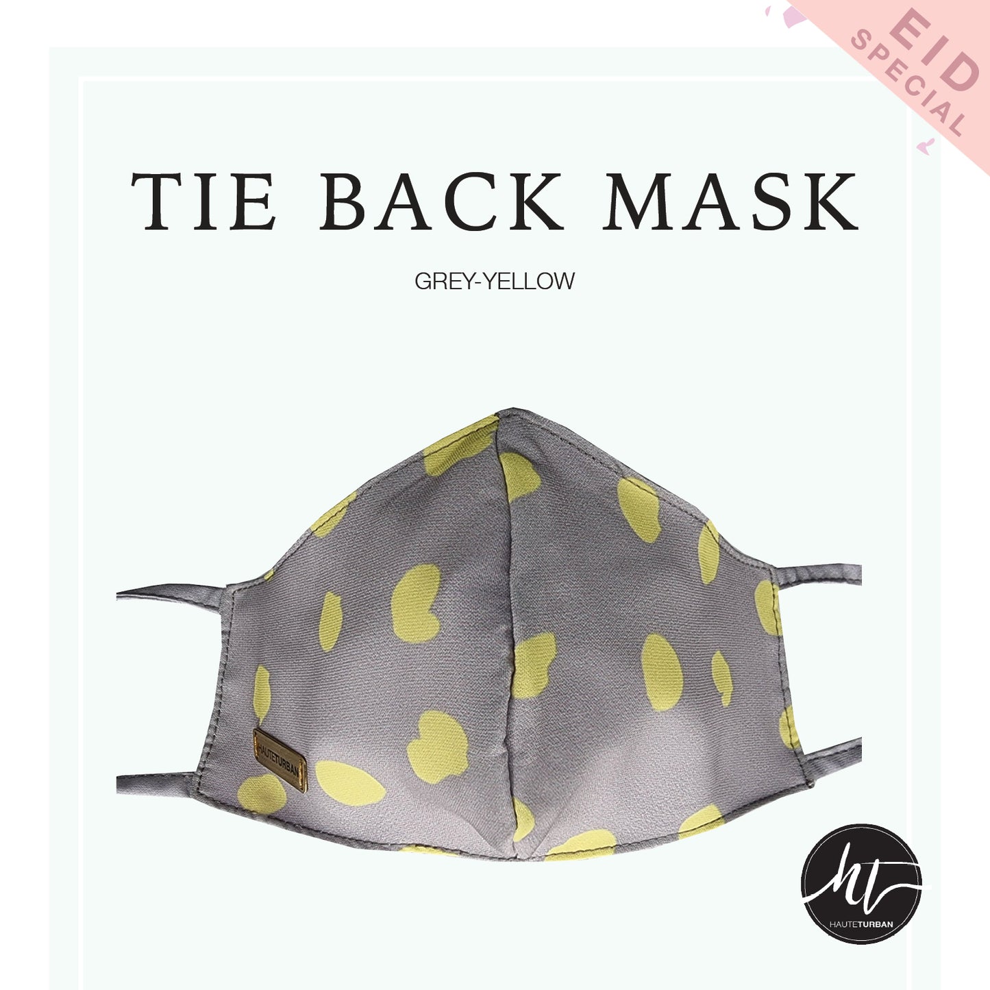 Mask: Grey-Yellow (Eid Special)