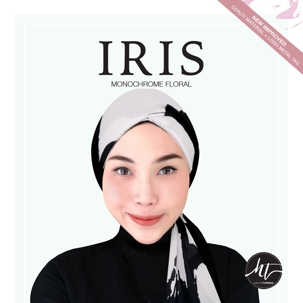 Iris: Monochrome Floral