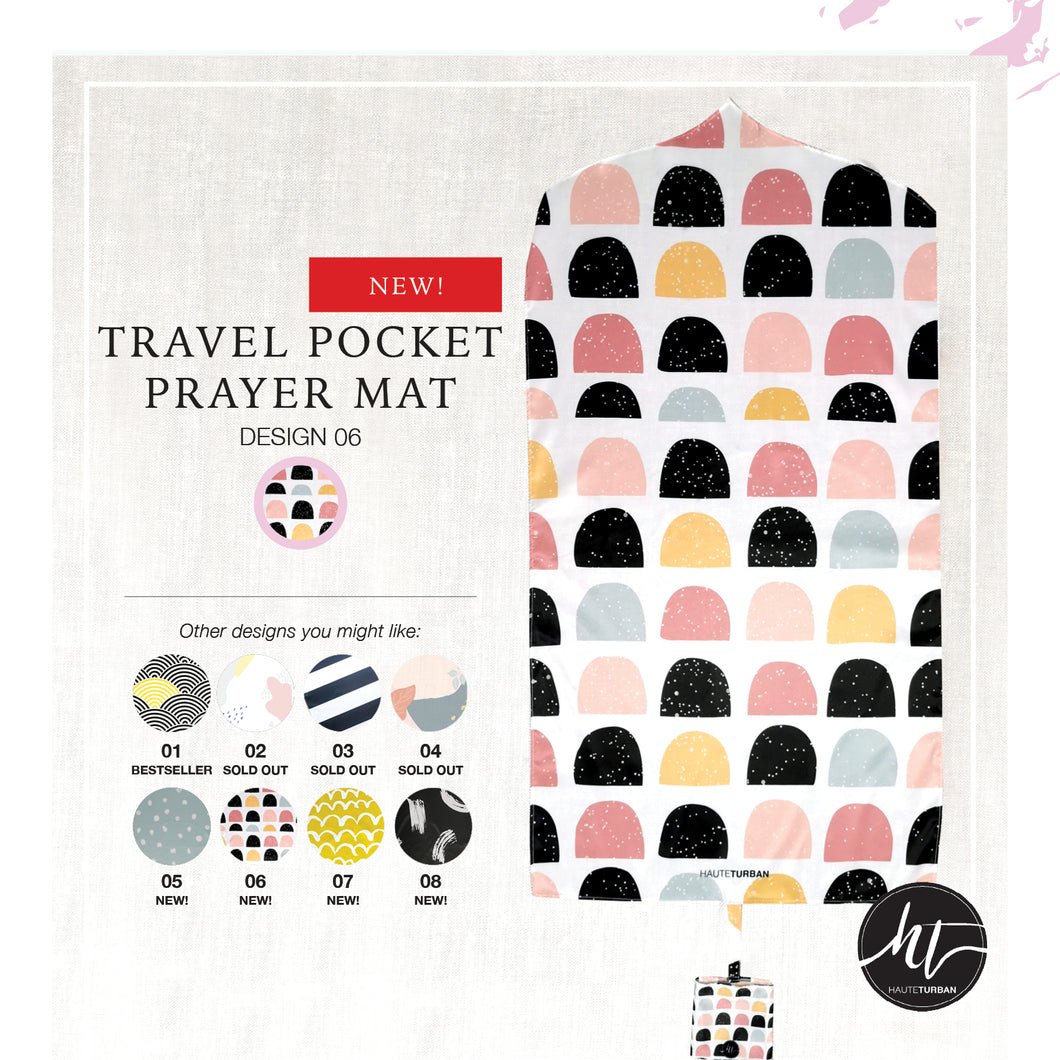 Travel Pocket Prayer Mat: Design 06