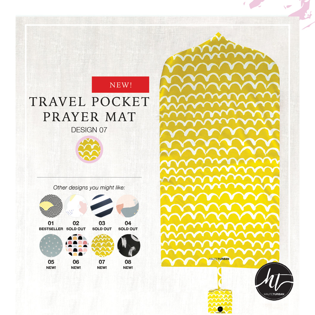 Travel Pocket Prayer Mat: Design 07