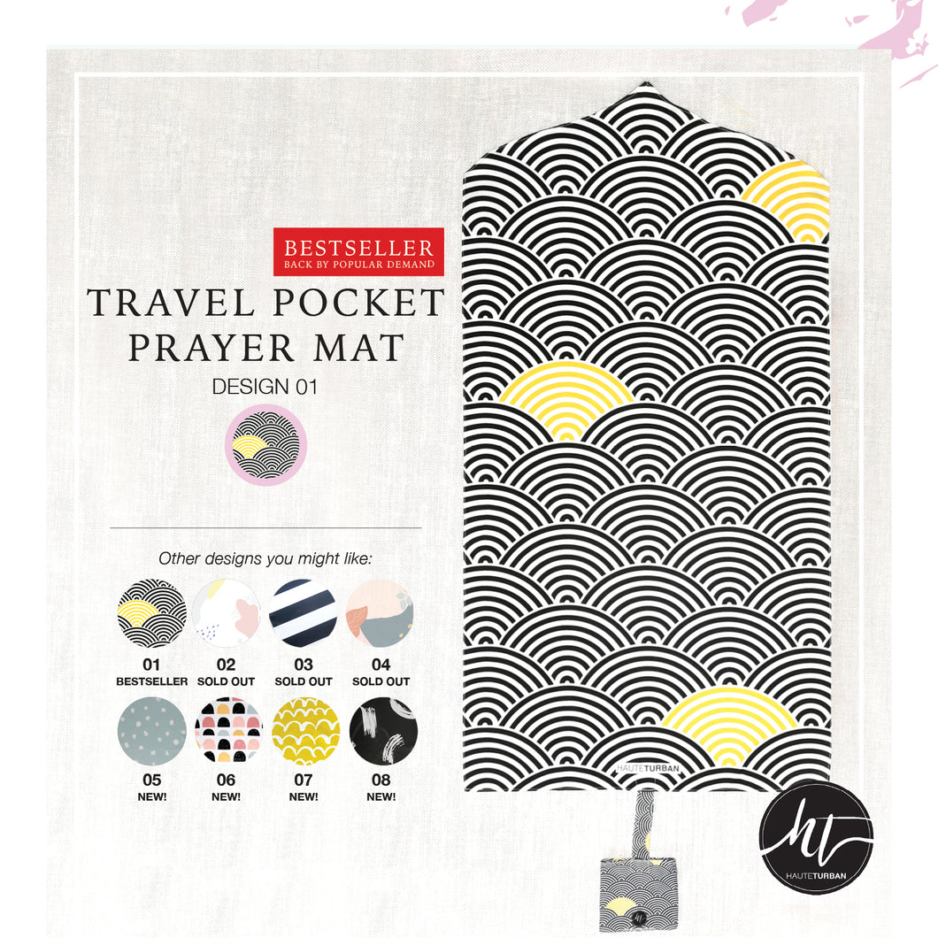 Travel Pocket Prayer Mat: Design 01